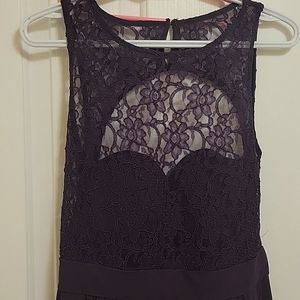 Eggplant Bridesmaid Dress